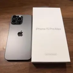 美品 Apple iPhone 15 Pro Max 512GB 100%