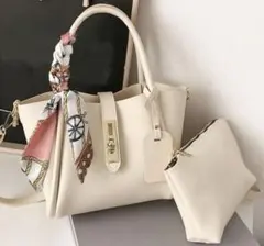 2way 可愛い　3点セット　レザー　秋冬　トートバッグ　斜めがけ