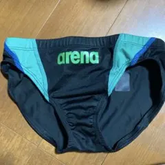 arena 競泳用水着 Fina認証 黒/緑/青