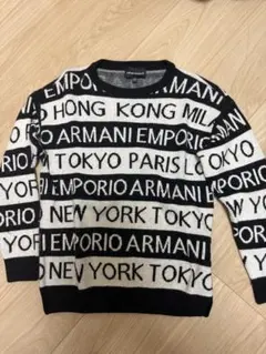 EMPORIO ARMANI ストライプセーター 10A