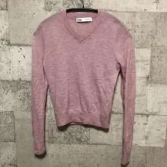 ★ZARA★ アルパカ混　ニット　ピンク　Sサイズ　小さめ