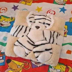 ホワイトタイガー クッション ぬいぐるみのサムネイル