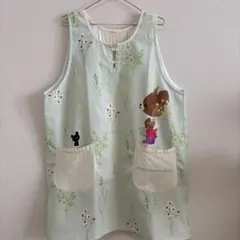 ♡学研　くまのがっこう　ボタニカル　保育士エプロン　サイズM〜Lすてきな先生