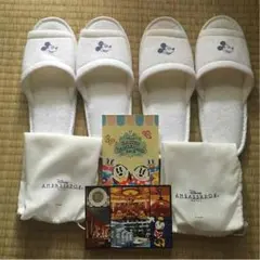 ディズニーのスリッパと絵葉書(非売品)