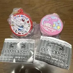 ハローキティ・マイメロディ クッキー缶チャームセット