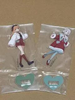 学マス　一番くじpart4アクリルスタンド　リーリヤ&清夏