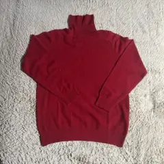 カシミヤ　タートルネックニット 長袖 トップス　Mサイズ