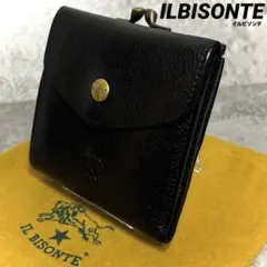 【1117.early様専用！】イルビゾンテ がま口ミニ財布 ミニウォレット 黒