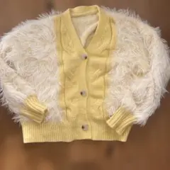 フワフワデザインカーディガン
