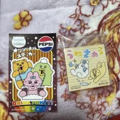 可哀想に！んぽちゃむ おぱんちゅうさぎ ステッカー ビオリス サントリー