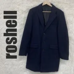 roshell ネイビー チェスターコート ウール混紡のサムネイル