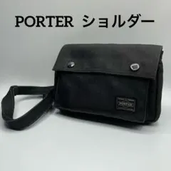 なーこ様【極美品】ポーター　スモーキー　メッセンジャーバッグ　ショルダー　黒 美品 廃盤 希少 ポーター スモーキー メッセンジャーバッグ