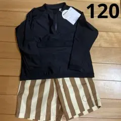 新品　未使用　エフオーキッズ　p.premier ストライプサーフパンツ　水着