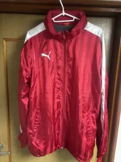 Puma ナイロンジャケット レッドストライプ