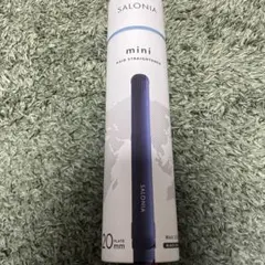 SALONIA ミニストレートヘアアイロン　ブラック　20mm