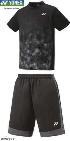 YONEX バドミントン ウェア セット ブラック