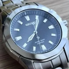 【稼働美品】SEIKO Brightz／5B21-0AA0／電波ソーラー／チタン