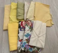 パッチワーク用 イエロー系 はぎれ 10種類 まとめ売り