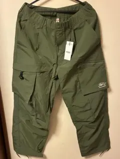【新品未使用】　　WWG ナイロンカーゴパンツ オリーブのサムネイル