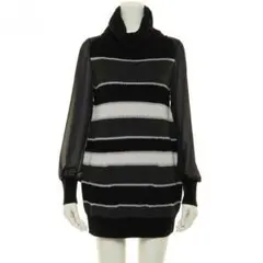 新品タグ付きスナイデル袖レースニットワンピ