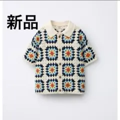 新品　26ssZARA BABY KIDS クロシェ編みシャツ　2歳　92cmのサムネイル