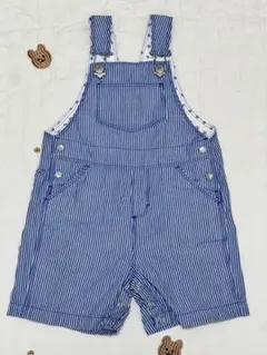 プチバトー　サマーオーバーオール　12m 74cm