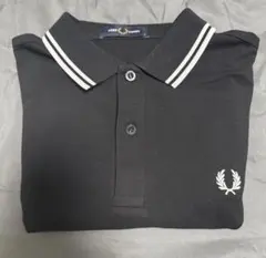 FRED PERRY ブラック ポロシャツ 21サイズ - メルカリ