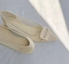 【ルタロン】★美品★ポインテッドオーナメントチュールフラット