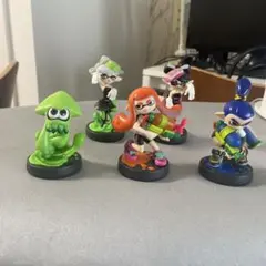 amiibo イカ、ガール、ボーイ、ホタル、アオリ　セット　splatoon