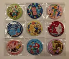 未使用　9点セット　ディズニー　刺繍缶バッジ2　バンダイ 食玩　ピンバッジ