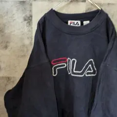 FILAスウェットトレーナーネイビーL　A37,8