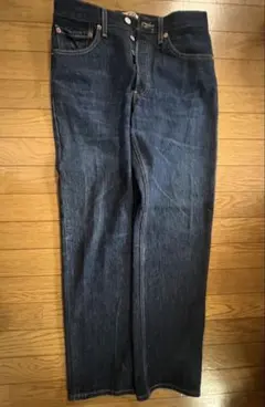 DENIME オリゾンティ期 ボタンフライ ストレートデニム w32 濃紺