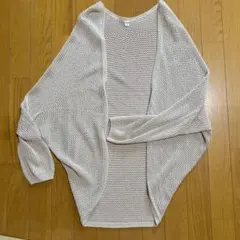 UNIQLO ユニクロ メッシュカーディガン XL ベージュ