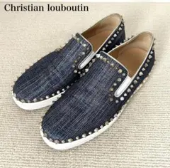 クリスチャン ルブタン スリッポン スニーカー スタッズ 25.5 40