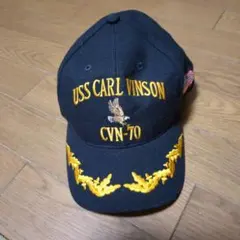 米海軍 ニミッツ級 原子力空母 カールヴィンソン キャップ 帽子 - メルカリ