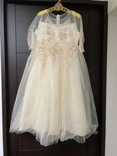 新品　子供用ロングチュールドレス　150cm