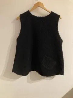 黒 ノースリーブベスト　RESPIGHI