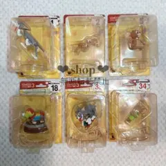 トムとジェリー TOM JERRY ハッピーくじ フィギュア 6点セット 新品