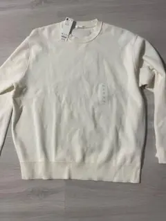 2025年新作新品タグ付きgu ミラノリブクルーネックセーター XL