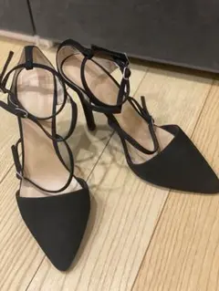 JILLSTUART ジルスチュアート ストラップ パンプス 黒　23.5㎝