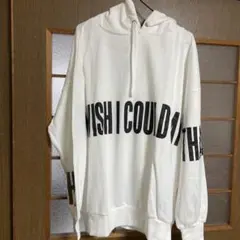 両面プリント裏毛フーディートップス ／ ANAP