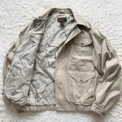 希少 90s XLサイズ相当 エディバウア サファリジャケット 黒タグ 世界地図のサムネイル