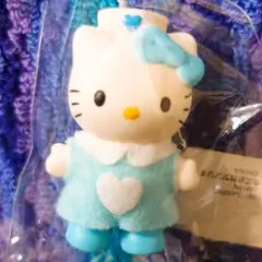 さび様専用ハローキティ ぬいぐるみキーホルダー 水色 約6cm
