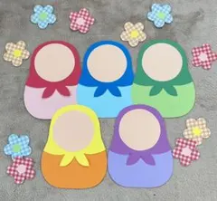 壁面製作　装飾　飾り　壁面　製作　保育園　マトリョーシ　施設　春