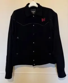 needles nubian 別注 カウボーイ ジャケット レザー ブラック L | Mercari