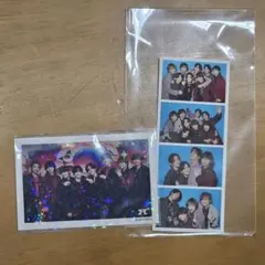 Hey! Say! JUMP チェキ風ステッカー 全員集合 2枚セット