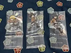 進撃の巨人 一番くじ H賞 アクリルスタンド エレン ミカサ アルミン