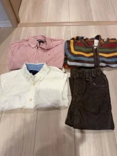 ベビー服セット（シャツ・カーディガン・パンツ）