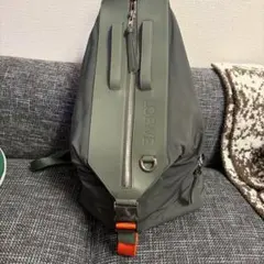 LOEWE 青 ナイロン レザー リュック - メルカリ
