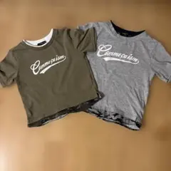 Comme ca ism Tシャツ 110A 130A 2色セット